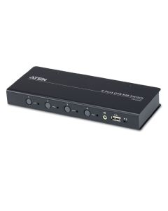 ATEN 4-port KM USB, audio, pouze klávesnice a myš