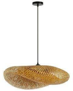 IMMAX BOHO HILO designové závěsné svítidlo, D80cm, E27, bambus