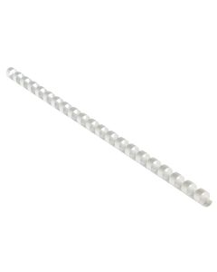 EUROSUPPLIES plastové hřbety/ formát A4/ 22mm/ bílé/ 50 pack