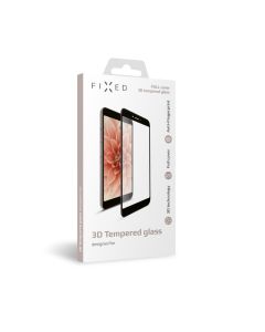 Ochranné tvrzené sklo FIXED 3D Full-Cover Apple iPhone 6/6S/7/8/SE (2020/2022),s lepením přes celý displej, černé