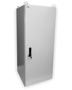 19" venkovní rozvaděč IP55 30U/600mm plech.dveře, 3-bod.zámek
