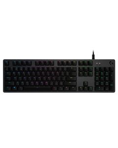 Logitech herní klávesnice G512 LIGHTSYNC RGB/ mechanická/ GX Brown/ USB/ US layout/ Carbon