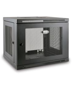 Skříň SmartRack 9U, Mini Rack, Š=600mm, Hl=550mm, hloubka pro přepínače, montáž na stěnu