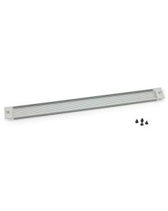 Triton 19' záslepka 1U plastový zámek, síto 75%-4mm RAL7035