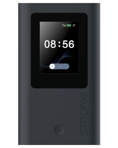 STRONG 5G MIFI AX1800/ Wi-Fi standard 802.11ax/ 574 Mbps@2.4 GHz/ 1201Mbps@5GHz/ 1x nano SIM slot/ 1x USB-C/ černý