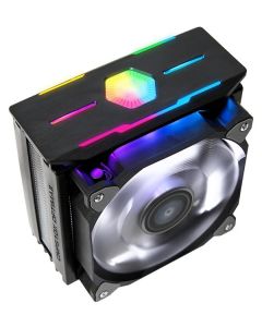 Zalman chladič CPU CNPS10X OPTIMA II BLACK / 120mm RGB ventilátor / heatpipe / PWM / výška 160mm / pro AMD i Intel