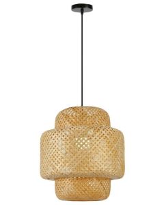 IMMAX BOHO HILO designové závěsné svítidlo, D38cm, E27. bambus