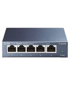 ROZBALENÉ - TP-Link TL-SG105 / switch 5x 10/100/1000Mbps/ kovový - GREEN