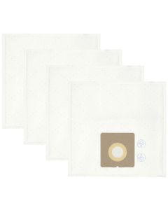 NEDIS sáčky do vysavače/ 4 kusy/ syntetické/ Dirt Devil Swiffy M 1550 - 1556 Series/ bílé