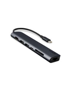 Epico 7v1 hliníkový USB-C 8K hub - inkoustová