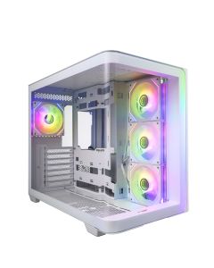FSP M580-WP/Midi Tower/Transpar./Bílá
