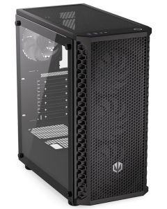 POŠKOZENÝ OBAL - Endorfy skříň Signum 300 ARGB / 2xUSB 3.0 / 4x120mm fan PWM ARGB / mesh panel / tvrzené sklo / černá
