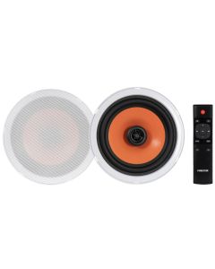 Fonestar Stropní BT stereo set 2×20 W, Class D v repro, 6" koax, dálkové ovládání, 12 V DC, otvor 170 mm, bílý