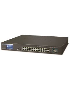Planet GS-5220-24T4XV, L3 switch 24x1Gb, 4x10Gb SFP+
