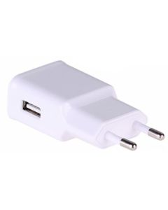 TRX Akyga AK-CH-11 USB nabíječka 220V/ 5V/ 2A/ 10W/ Quick Charge 3.0/ bílá