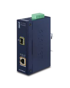 Planet IGUP-805AT PoE++ konvertor 802.3bt 95W, 1x 1000Base-T, 1x SFP 100/1000Base-X, dual power 12-56VDC, -40 až 75st.