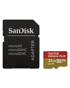 SanDisk Extreme Plus 32GB microSDHC / CL10 / A1 / UHS-I V30 / 95mb/s / vč. apdatéru