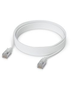 Ubiquiti UniFi Premium Patch Cable 3m - Patch kabel, Cat6a, Etherlighting, bílý, délka 3m