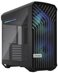 Fractal Design Torrent Compact RGB Black TG Light / Midi Tower / průhledná bočnice / bez zdroje / černá