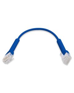 Ubiquiti UniFi Ethernet Patch Kabel - délka 0,1m, Cat6, modrý