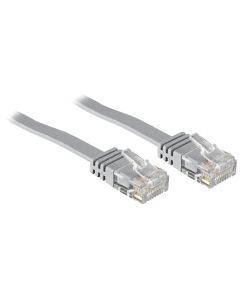 Solarix Patch kabel plochý CAT5E UTP LS0H 10m šedý non-snag-proof C5E-111GY-10MB