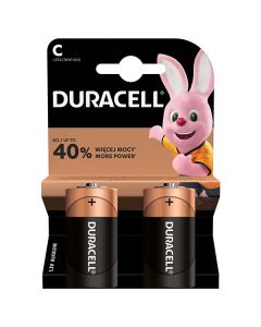 Duracell BASIC Jednorázová alkalická baterie C, 2-pack