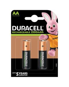 DURACELL Nabíjecí baterie tužková AA 2500 mAh 2 ks