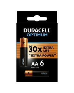 Duracell Optimum Jednorázová alkalická baterie AA, 6-pack