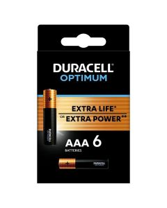 Duracell Optimum Jednorázová alkalická baterie AAA, 6-pack