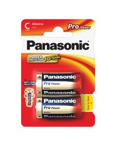 Panasonic Jednorázová alkalická baterie C, 2-pack
