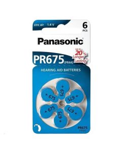 Panasonic Jednorázová zinkovzdušná baterie ZA, 6-pack