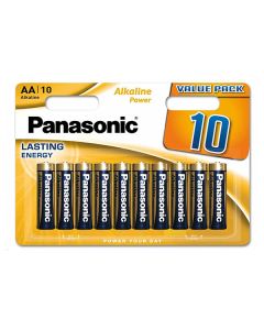 Panasonic Jednorázová alkalická baterie AA, 10-pack