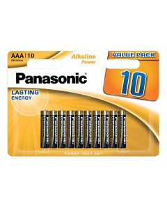 Panasonic Jednorázová alkalická baterie AAA, 10-pack