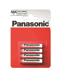 Panasonic Jednorázová zinkouhlíková baterie AAA, 4-pack