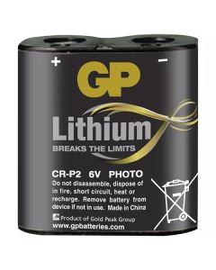 GP Jednorázová lithiová baterie CR-P2, 1-pack