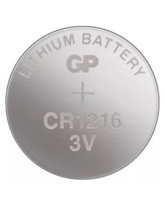 GP Jednorázová lithiová baterie CR1216, 5-pack