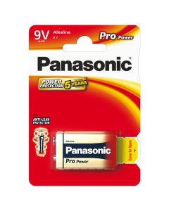 Panasonic Jednorázová alkalická baterie 9V, 1-pack