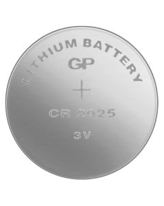 GP Jednorázová lithiová baterie CR2025, 2-pack