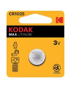 Kodak MAX Jednorázová lithiová baterie CR1025, 2-pack