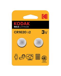 Kodak MAX Jednorázová lithiová baterie CR1620, 2-pack