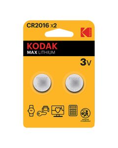Kodak MAX Jednorázová lithiová baterie CR2016, 2-pack