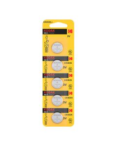Kodak Jednorázová lithiová baterie CR2025, 5-pack