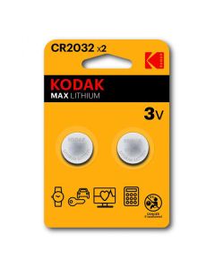 Kodak MAX Jednorázová lithiová baterie CR2032, 2-pack