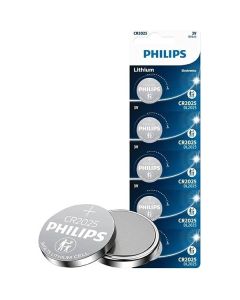 PHILIPS Jednorázová lithiová baterie CR2025, 5-pack