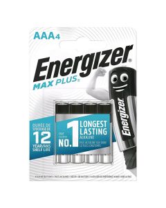 ENERGIZER MAX Plus Jednorázová alkalická baterie AAA, 4-pack
