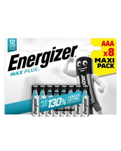 ENERGIZER MAX Plus Jednorázová alkalická baterie AAA, 8-pack