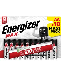 ENERGIZER MAX Jednorázová alkalická baterie AA, 10-pack
