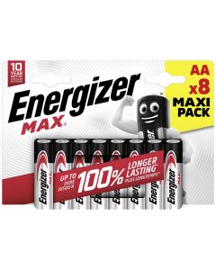 ENERGIZER MAX Jednorázová alkalická baterie AA, 8-pack
