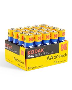 Kodak MAX SUPER Jednorázová alkalická baterie AA, 20-pack