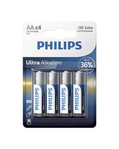 PHILIPS ULTRA Jednorázová alkalická baterie AA, 4-pack